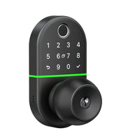 Smart Door Lock with Handle Fingerprint Electronic Knob for Front Keypad Door Lock with Handle ,Quick Installation