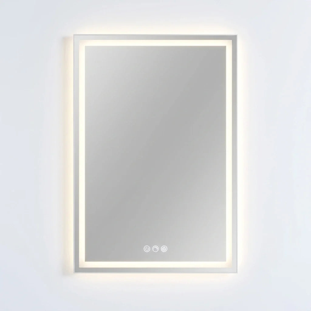 LED Vanity Mirror Built to Enhance Daily Routines, Aluminum Frame, Anti-Fog Function, Stepless Dimming Control — Studio Shot