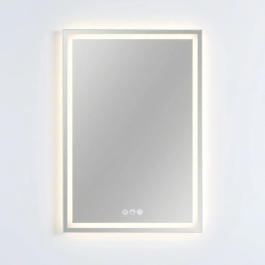 LED Vanity Mirror Built to Enhance Daily Routines, Aluminum Frame, Anti-Fog Function, Stepless Dimming Control — Studio Shot