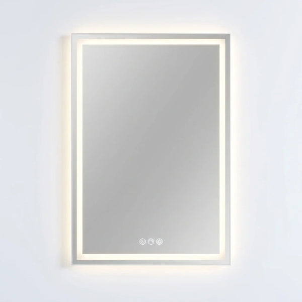 LED Vanity Mirror Built to Enhance Daily Routines, Aluminum Frame, Anti-Fog Function, Stepless Dimming Control — Studio Shot